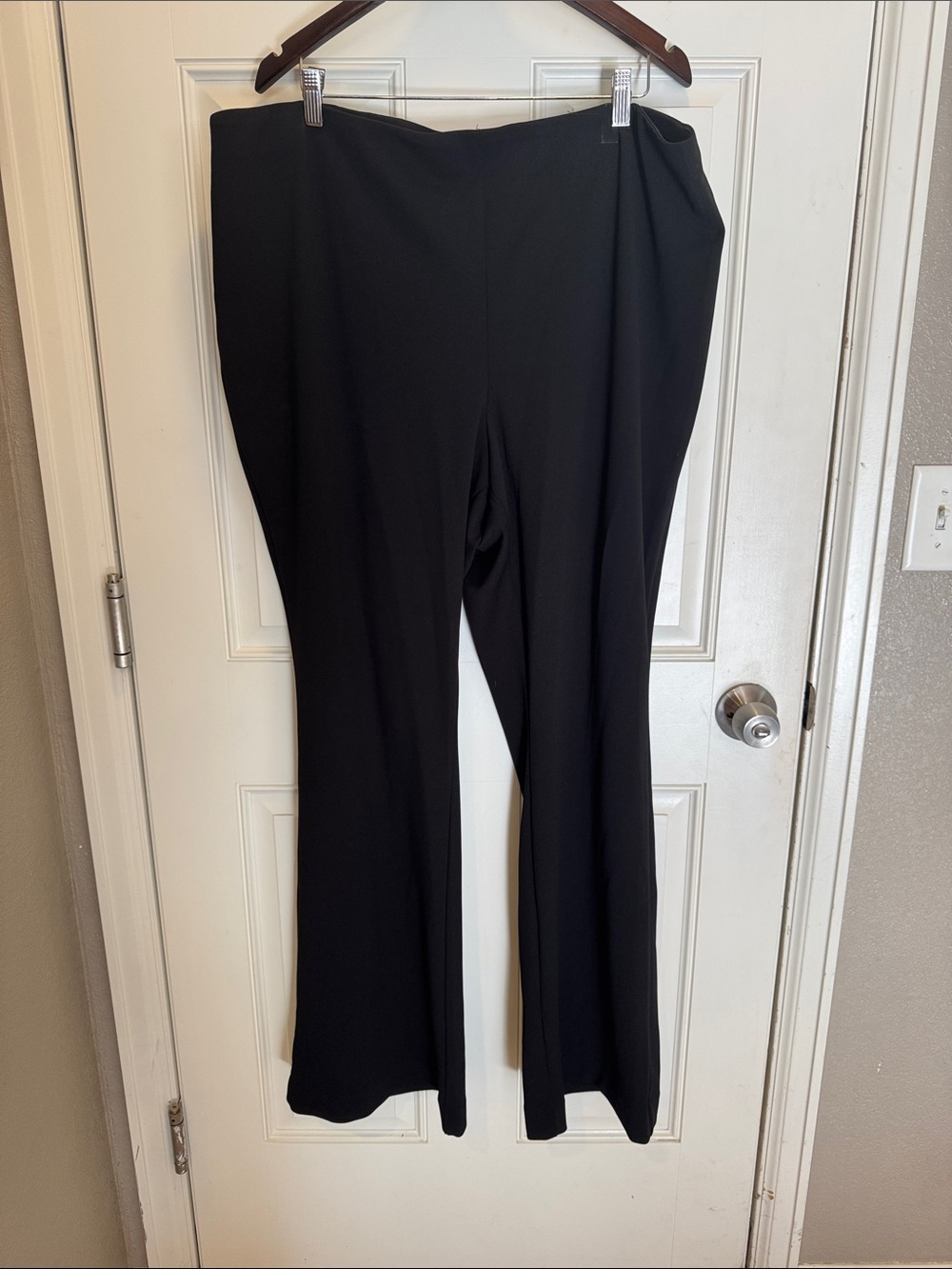 Maurices Black Stretch Pull On Flare Pants